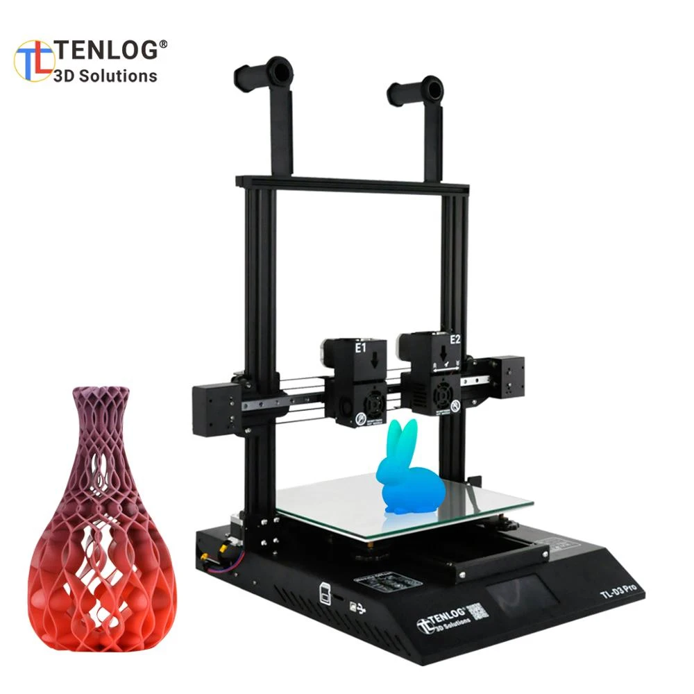 3D принтер Tenlog TL-D3 Pro Двойной Экструдер FDM 1 75 PLA ABS PETG | Компьютеры и офис