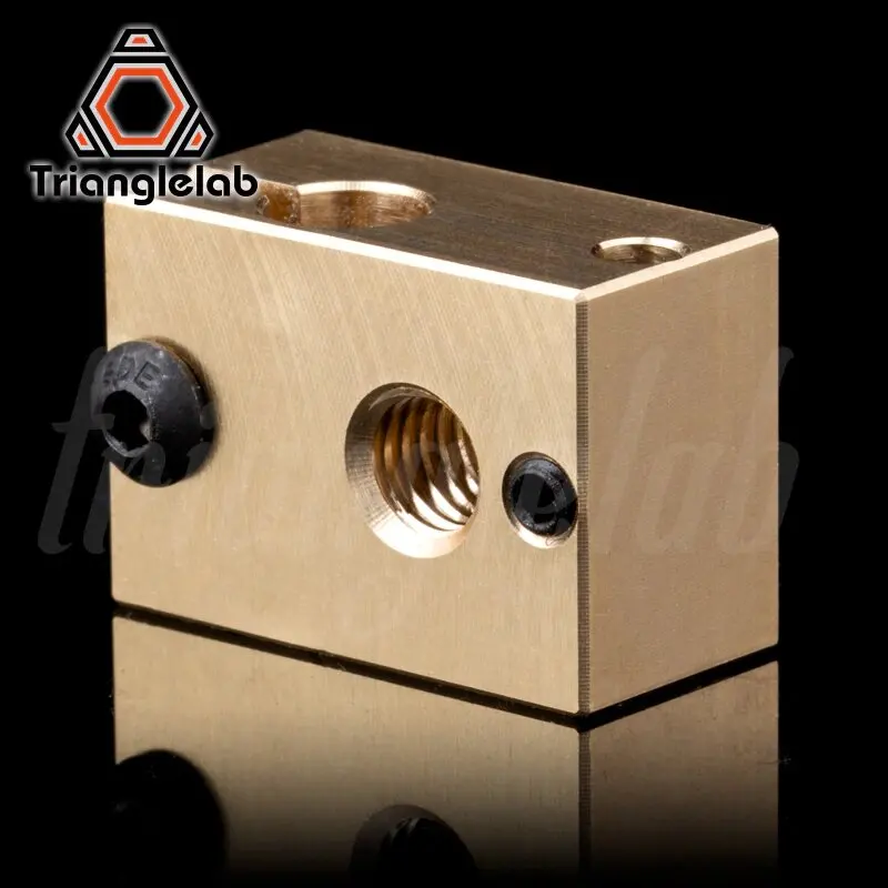 Нагревательный блок E3D V6 (латунь) от Trianglelab | Компьютеры и офис