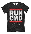 Футболка RUN CMD (Айтишники)