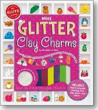 

Make Glitter Clay Charms