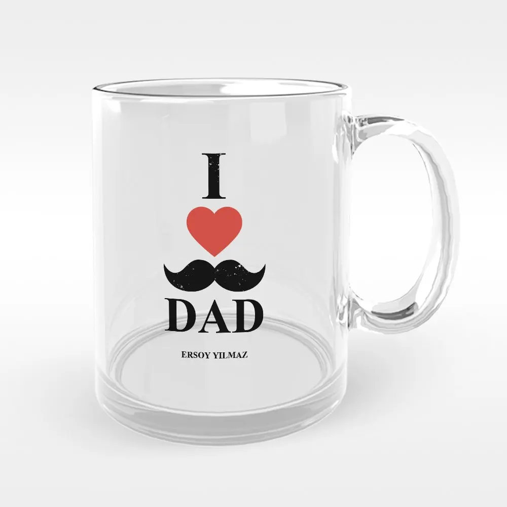 

Персонализированная стеклянная кружка Love Papa-2