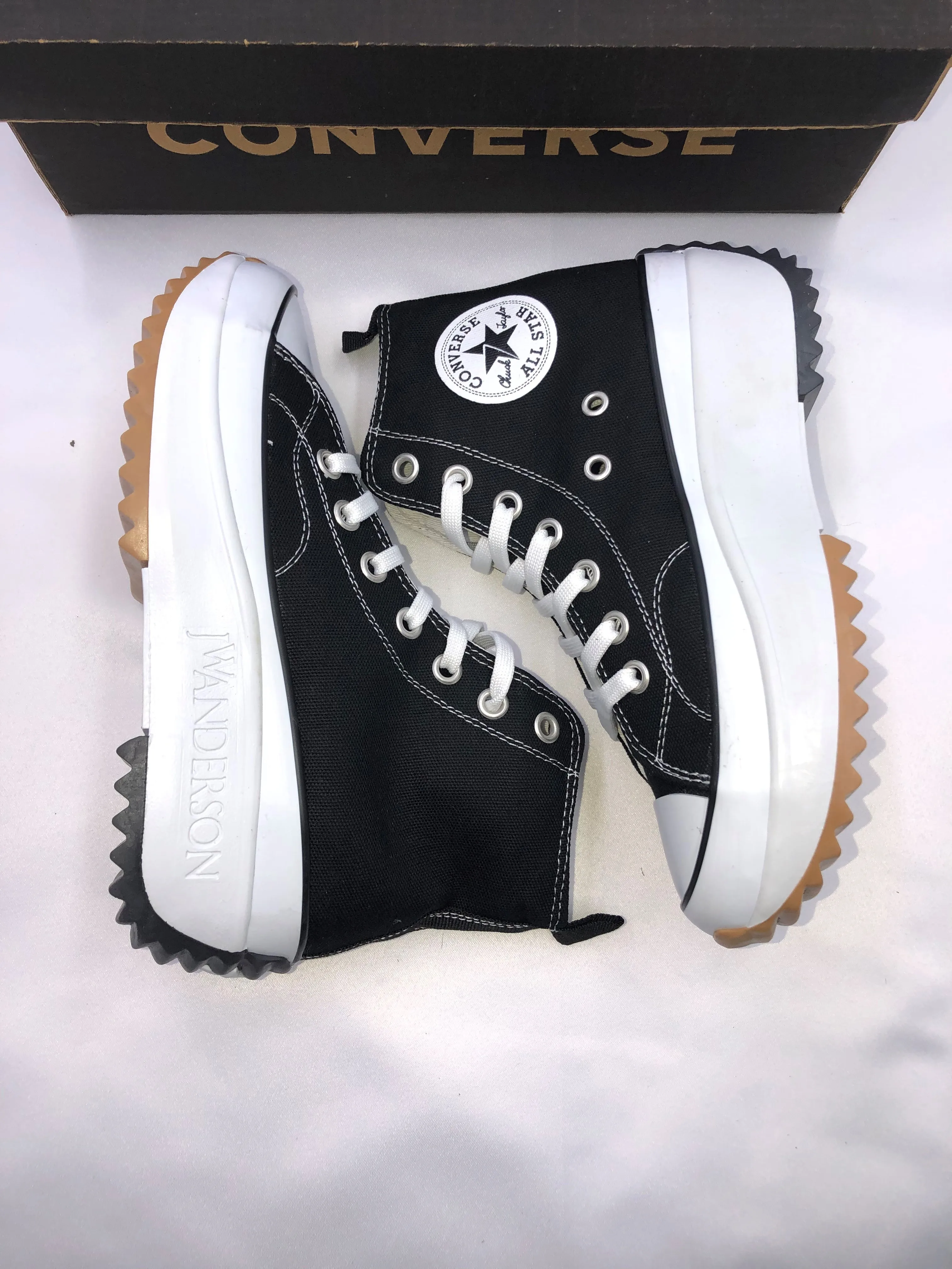 Кроссовки Converse Run Star Hike женские высокие подошвы повседневное использование для