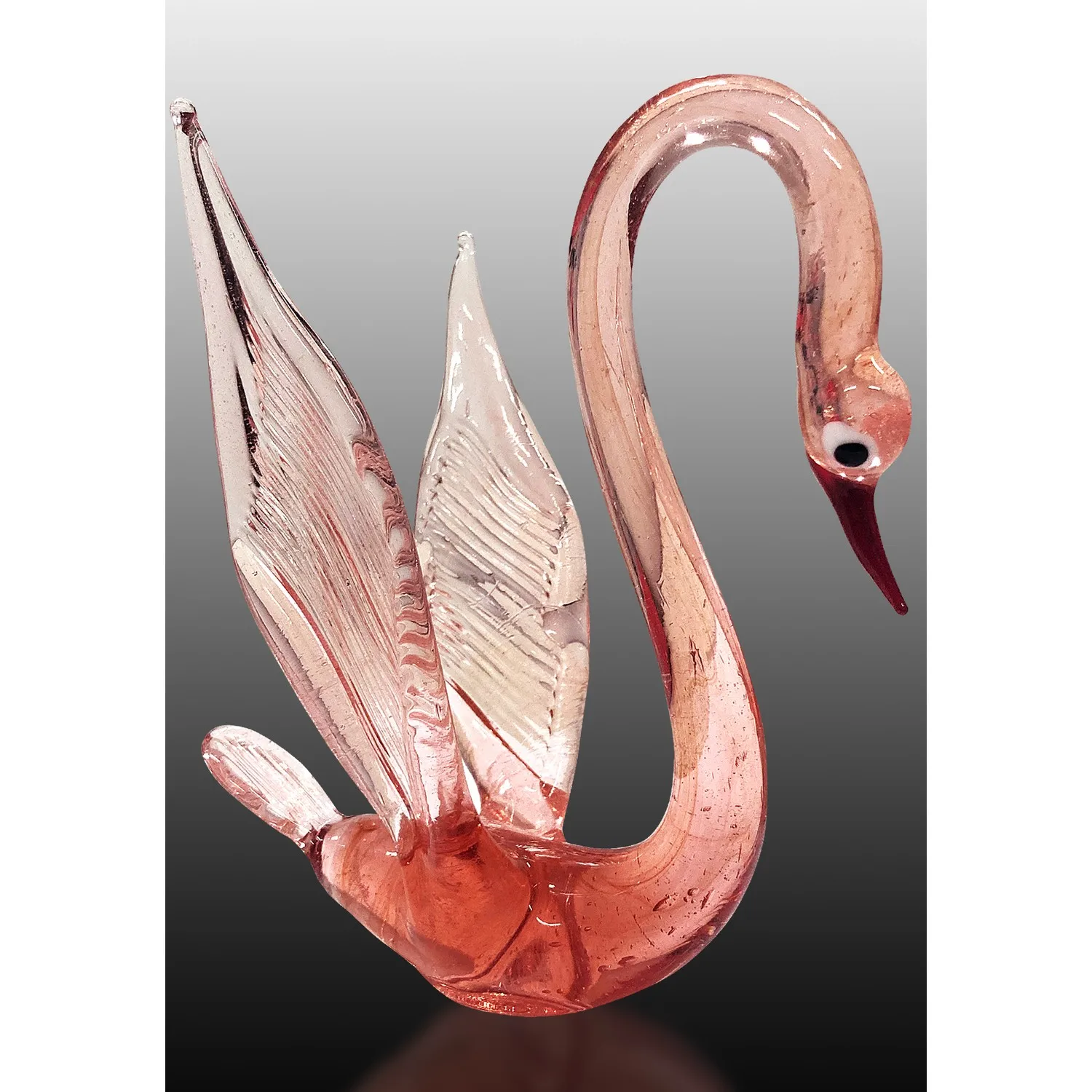 handmade glass trinket swan pink home decorations stylish goods home ornament handmade sculpture figurine miniature home crafts