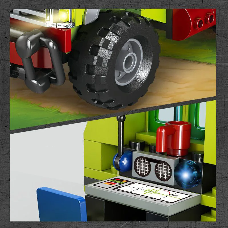 Модель грузовика динозавра Юрского периода T-Rex конструктор индоминус Рекс