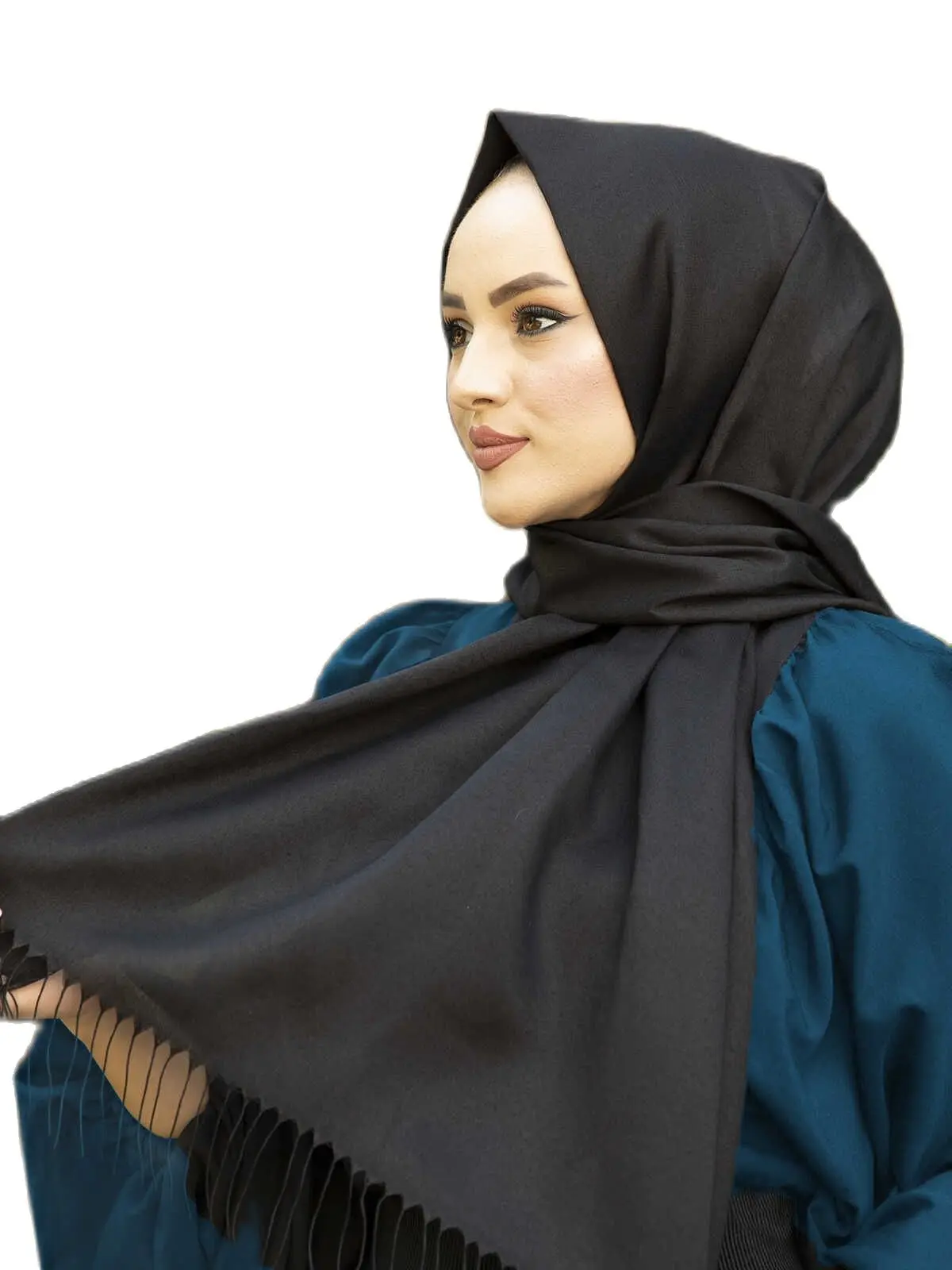 

Black Dubai Turkey For Women Prayer Hijab Shawl Scarf Müslim Hijab Fashıon İslamic Turban African No Wrinkles Luxury Stylish And Elegant Design Trend Products Comfortable Use