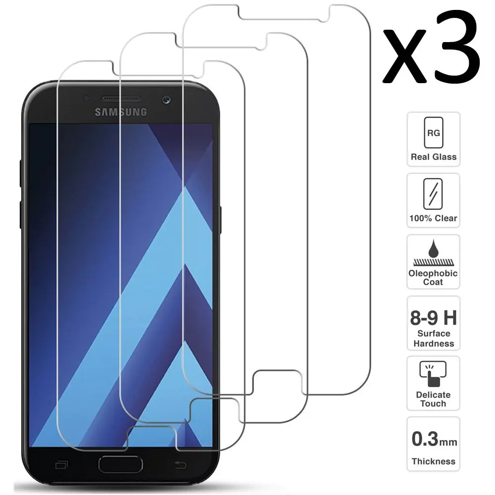 Samsung Galaxy A5 2017 набор 3 шт протектор экрана кристалл t | Мобильные телефоны и