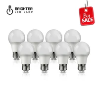 8pcslot led bulb a60 9w high brightness e27 b22 lampada 220v 240v 3000k 4000k bombilla lampada led spotlight light warm white
