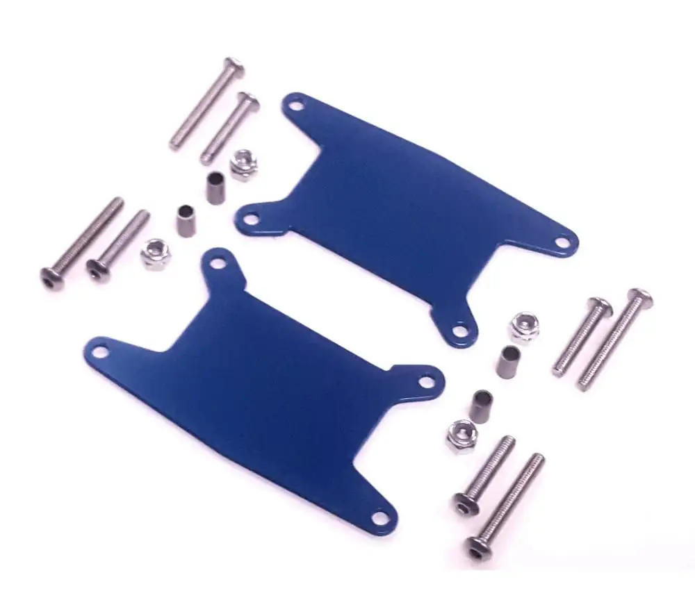 Новая 1/10 металлическая Ударная пластина из алюминиевого сплава/Поддержка beidge F/R