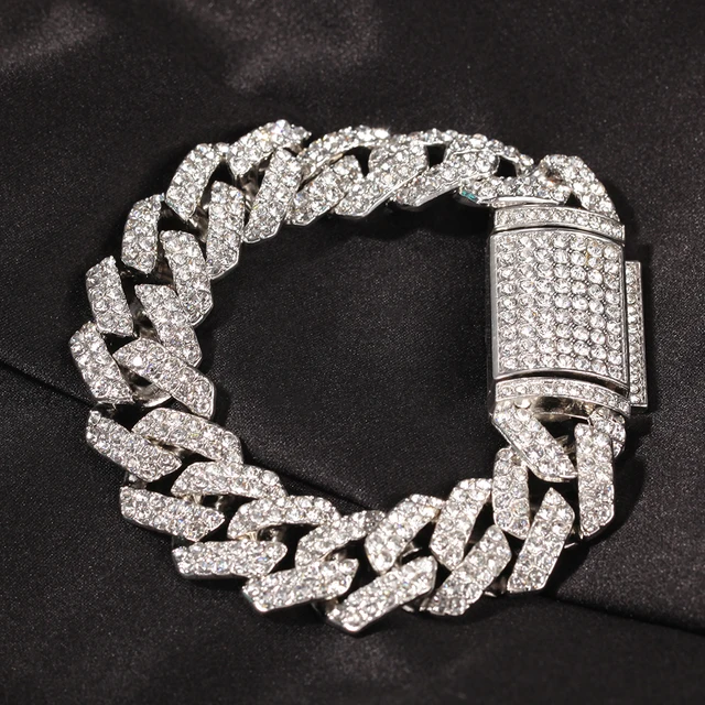 THE BLING KING Micro Paved 18mm S-Link Miami Cuban Chain