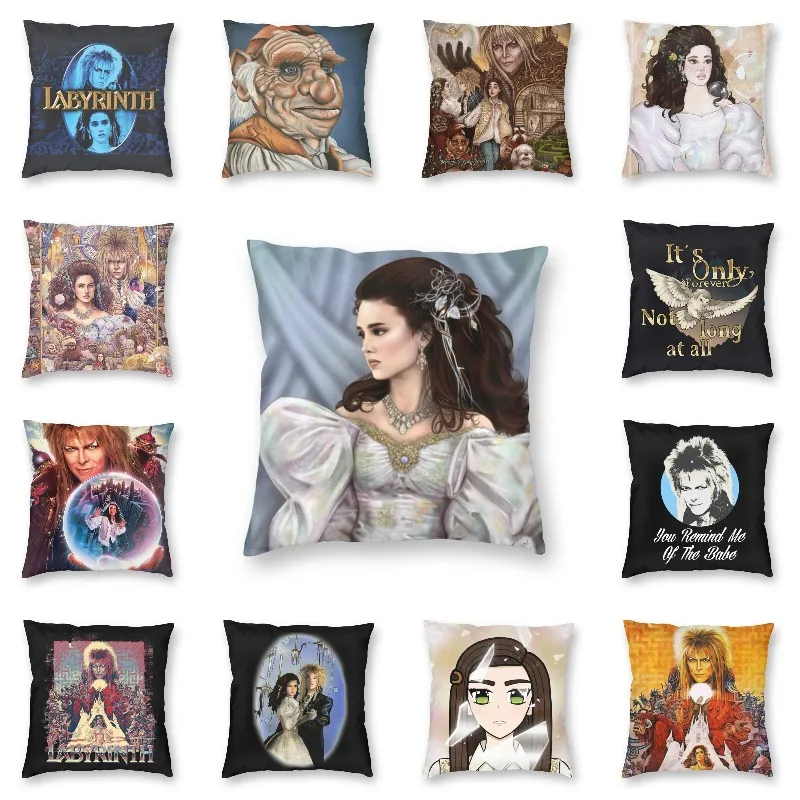 

Labyrinth Sarah In Her Masquerade Costume Cushion Cover Fantasy Film Movie Soft Nordic Throw Pillow Case for Sofa Home Decor