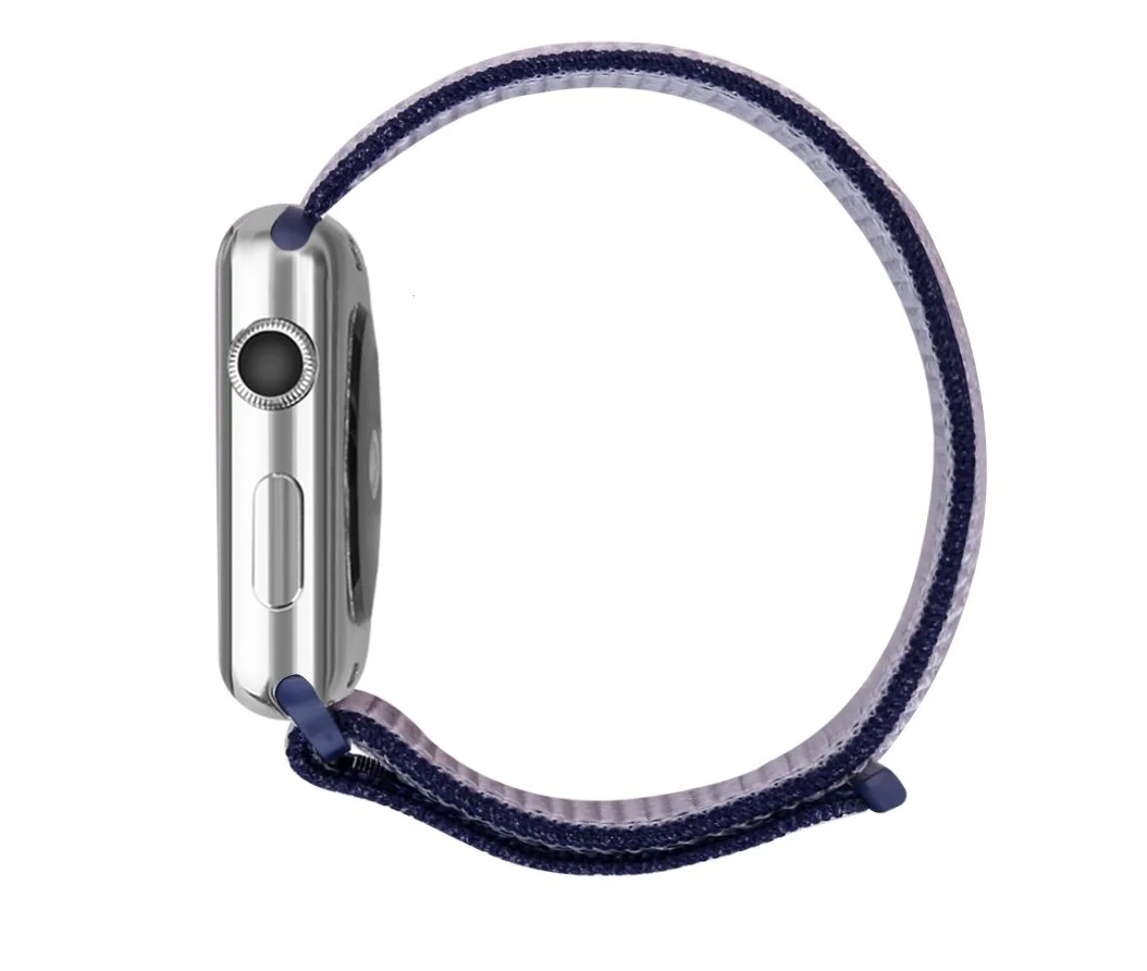 Ремешок для Apple watch 38mm Nylon Loop сиреневый|Ремешки часов| |