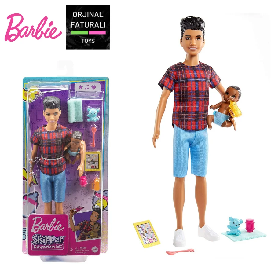 Barbie Doll Ken Skipper Babysitters Baby Sitter Dolls and Accessories Gift  for Girls Kids Children Birthday Game Set Playset _ - AliExpress Mobile