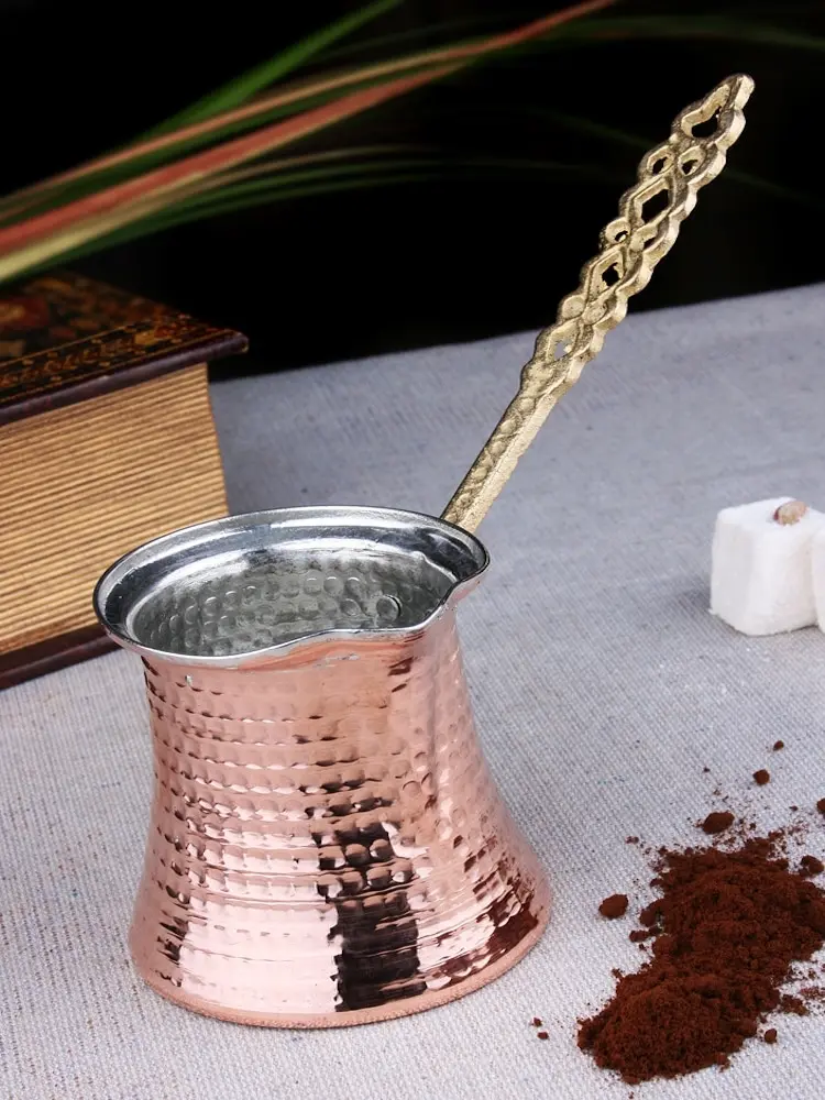 Кофеварка набор из 3 предметов Турецкий кофейник медный горшок молочный чай