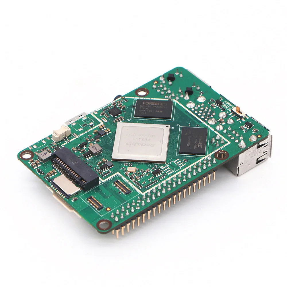 ROCK PI 4B V1.4 с аксессуарами iRockchip RK3399 Cortex SBC/компьютер одной платой совместимый