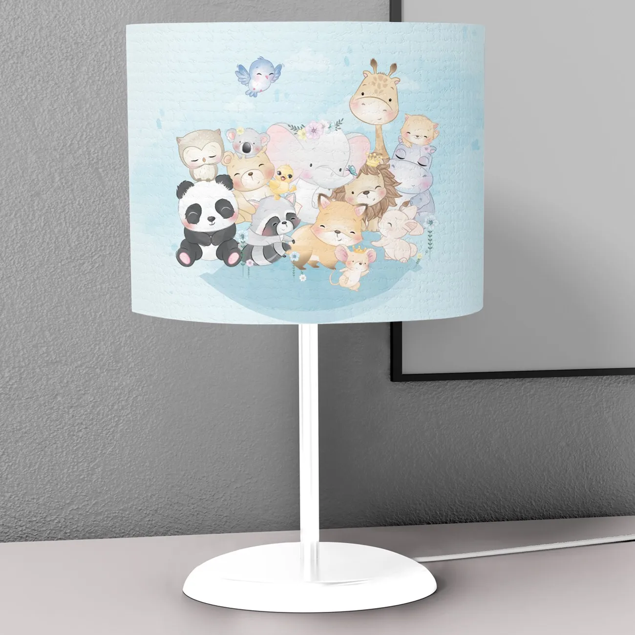

Desk Lamps Decoration Table Night Lights Control For Baby Bedroom Bedside Lampshade Light Model 244
