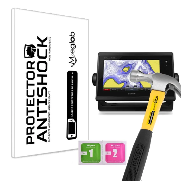 Защита экрана Анти-шок Анти-Царапины анти-осколки Совместимость с Garmin gpscap 7408 (xsv) |