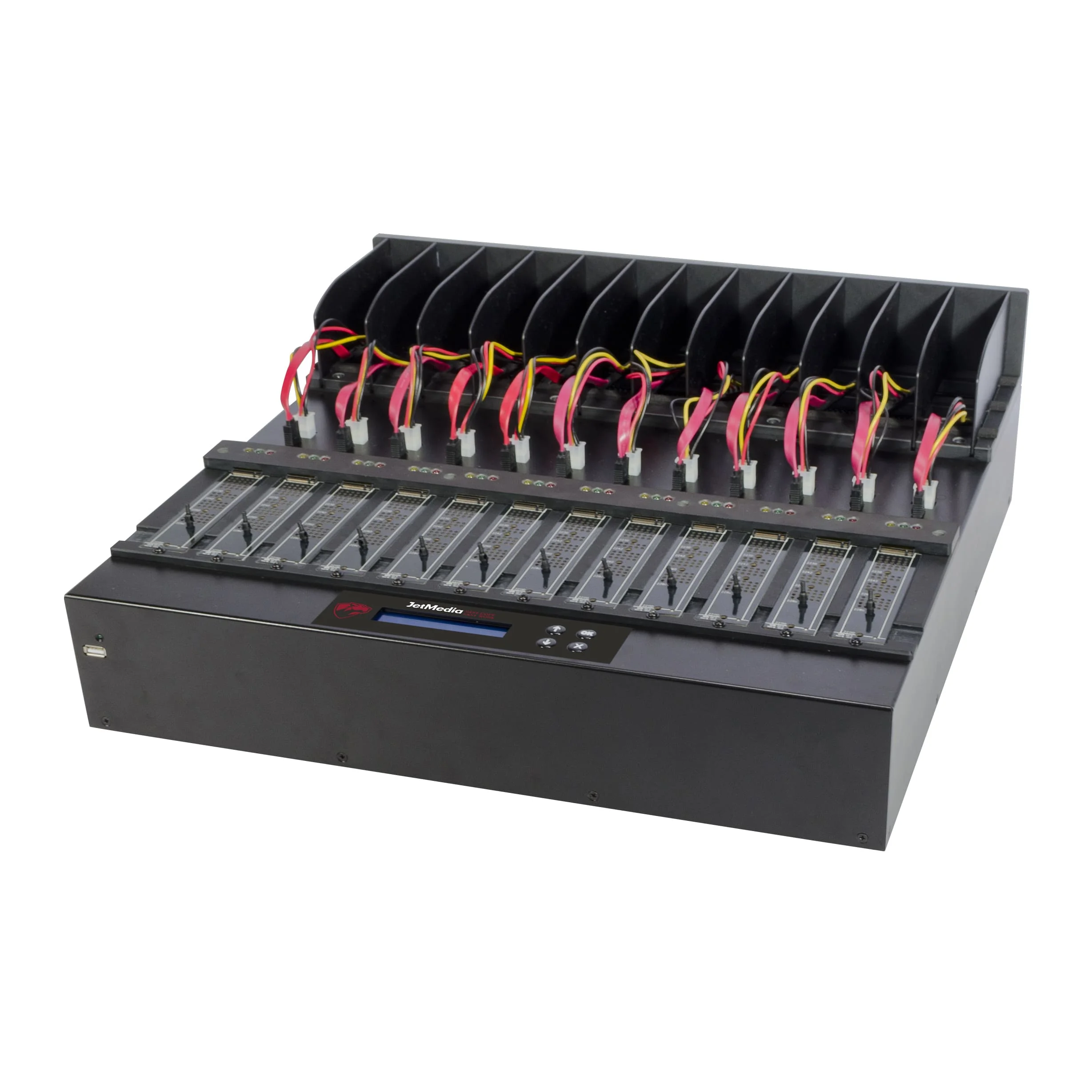 Günstig JetMedia DM111 1to11 M.2 NVMe SATA SSD Duplizierer SATA M.2 Dual-Interface Duplizierer HDD SSD Kopierer