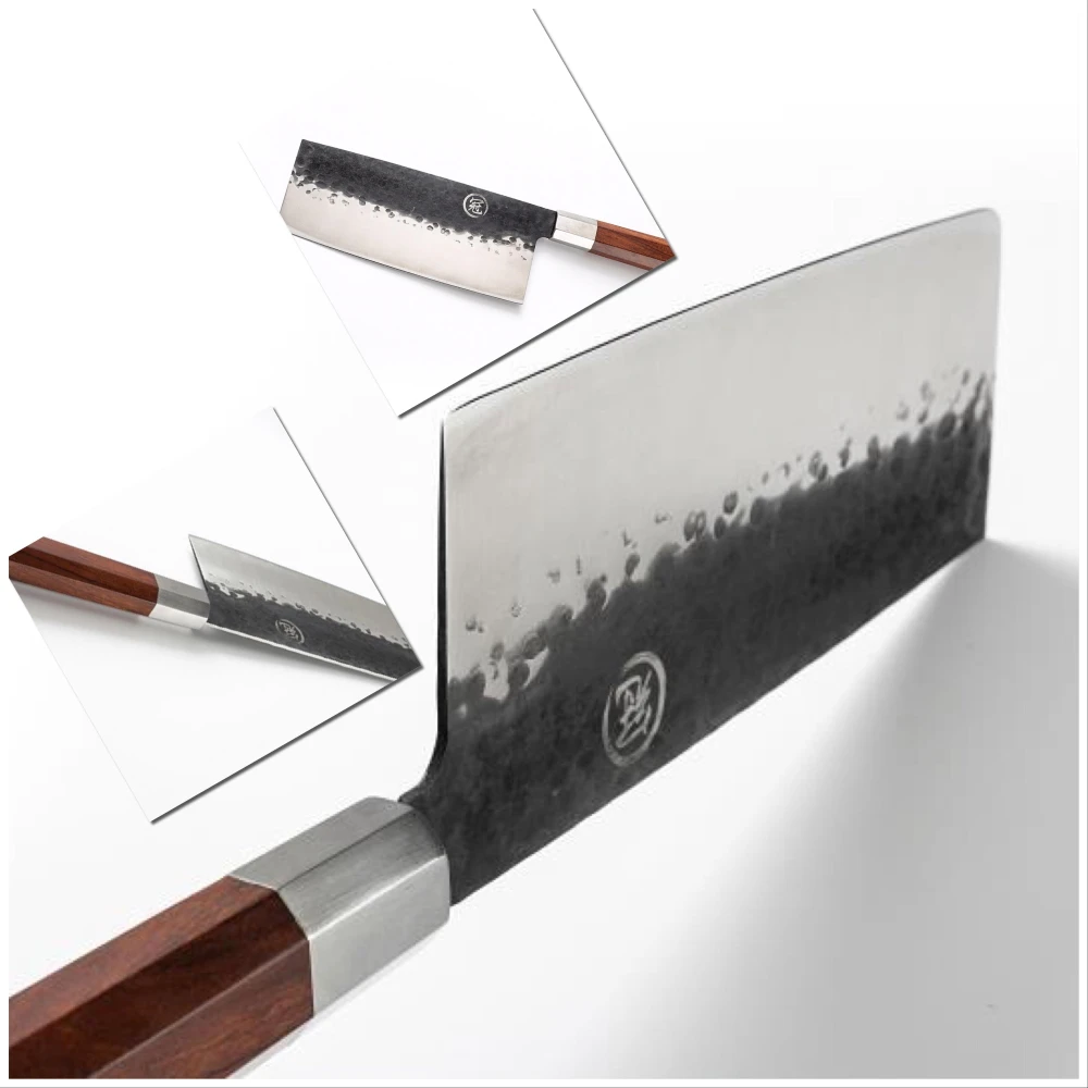 Китайский кухонный нож ручной работы из высокоуглеродистой стали 7 5 дюйма 4cr13