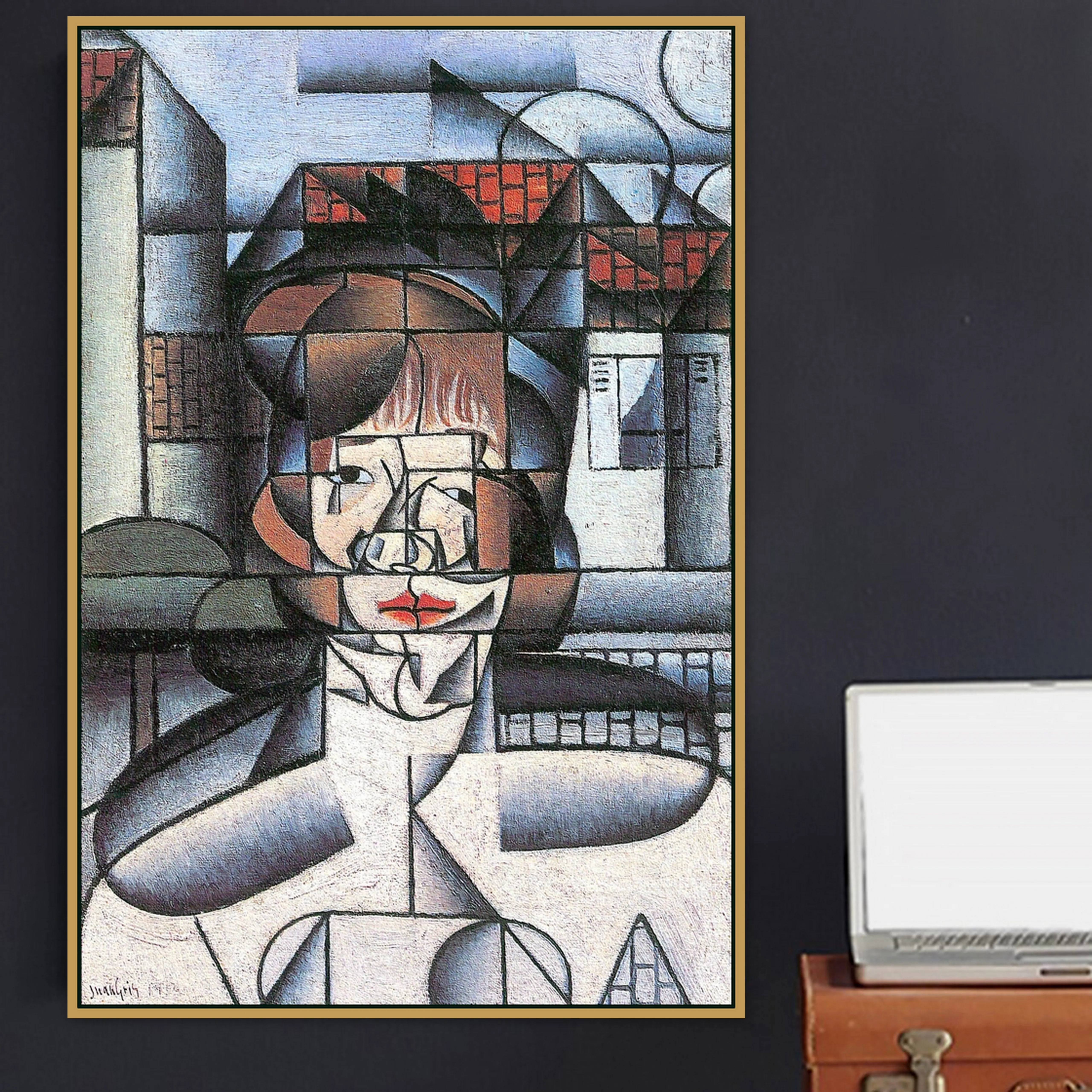 Картина Настенная Juan Gris портрет знаменитого мастера Герман рейнал