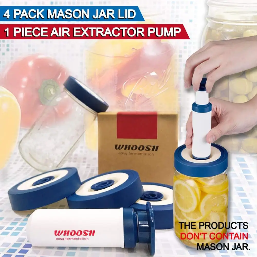 4 упаковки крышки для ферментации пневматический замок с клапаном