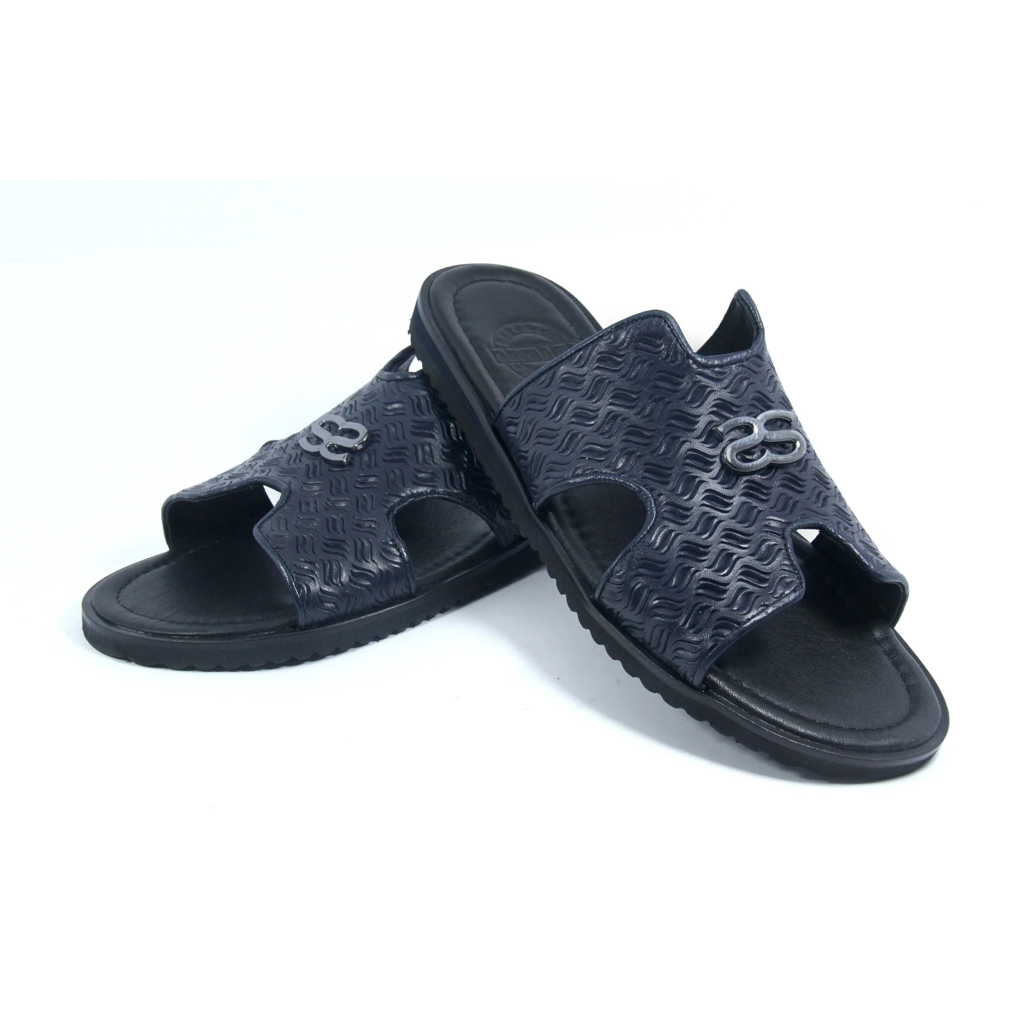 

Handmade Leather Sliders, Real Calfskin, Lightweight EVA Sole, Soft Insoles, Slippers Sandals for Travelling Outdoors Indoor