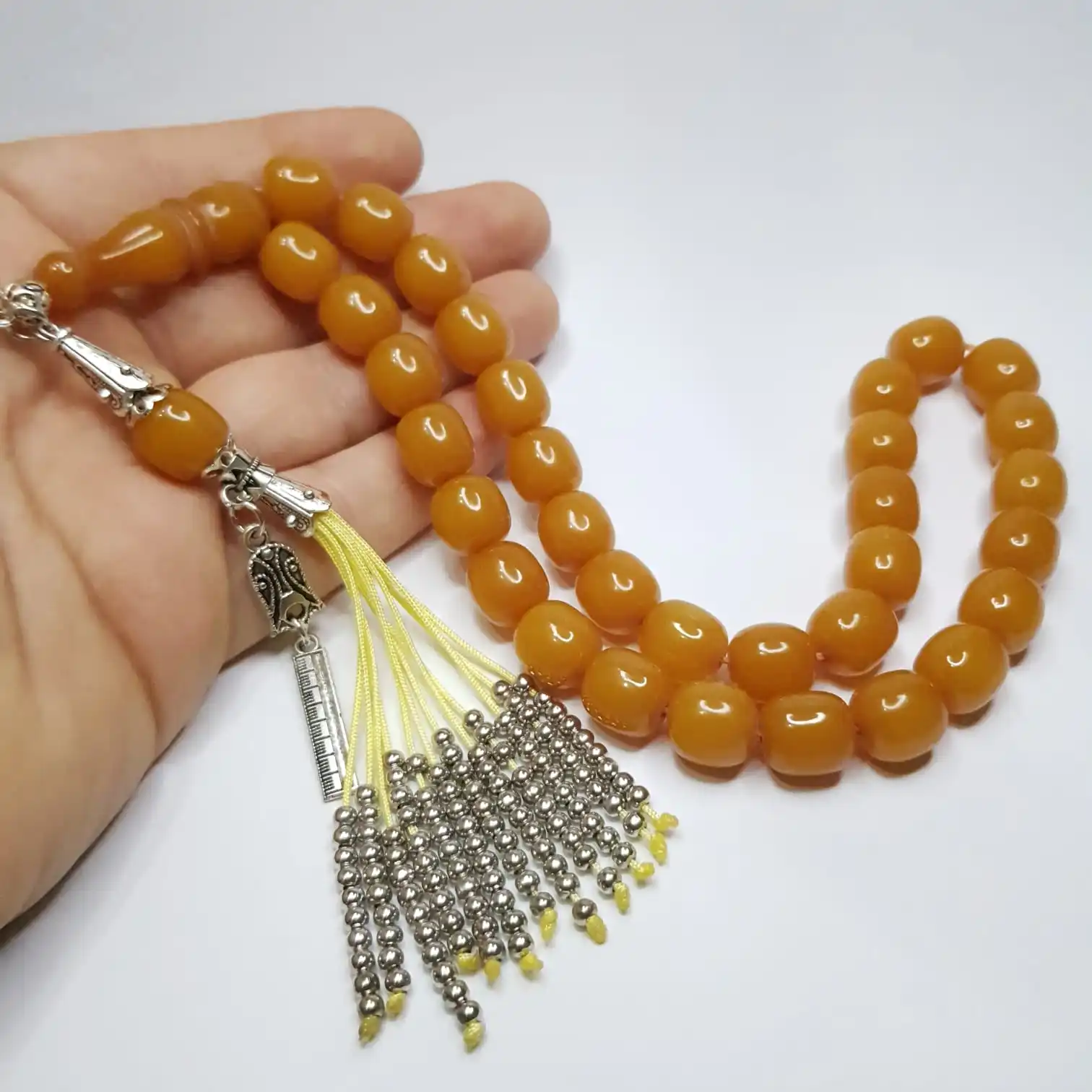 

Кольцо со сдавливаемым янтарным розам Tasbih, не потускнеет, молитва, Исламский подарок на свадьбу хной