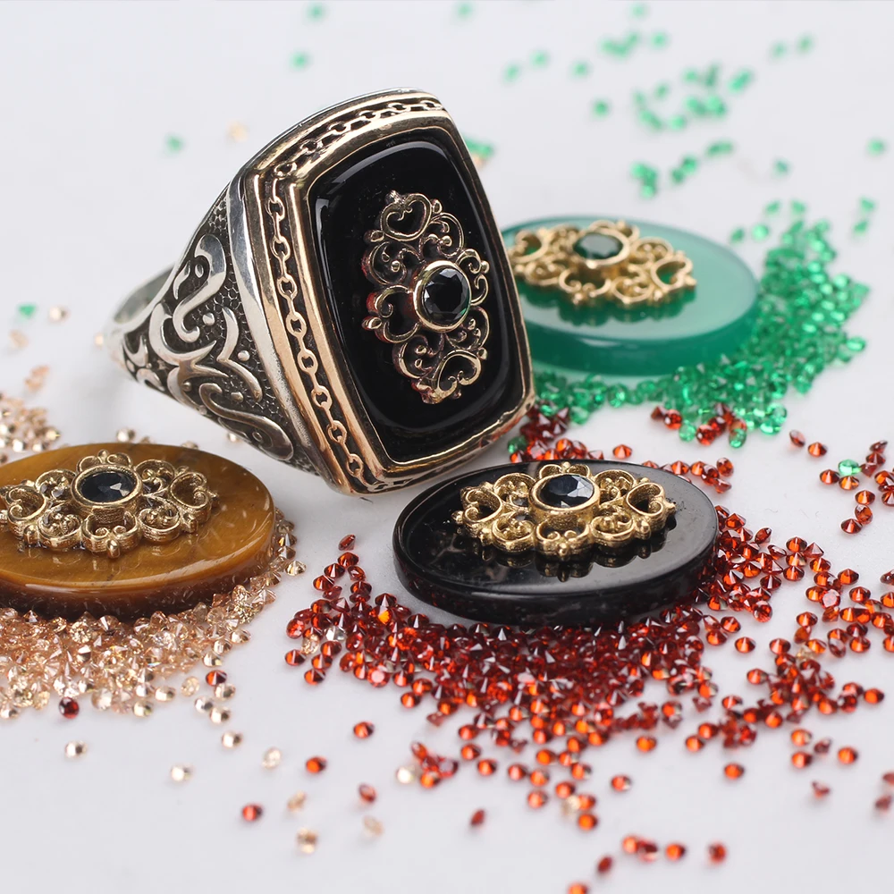 

Mens Agate Silver Ring, Red Brown Black Agate Stone Agate Men's Ring, 925 S Silver Ring For Man, Silver Man Aqeeq Ring