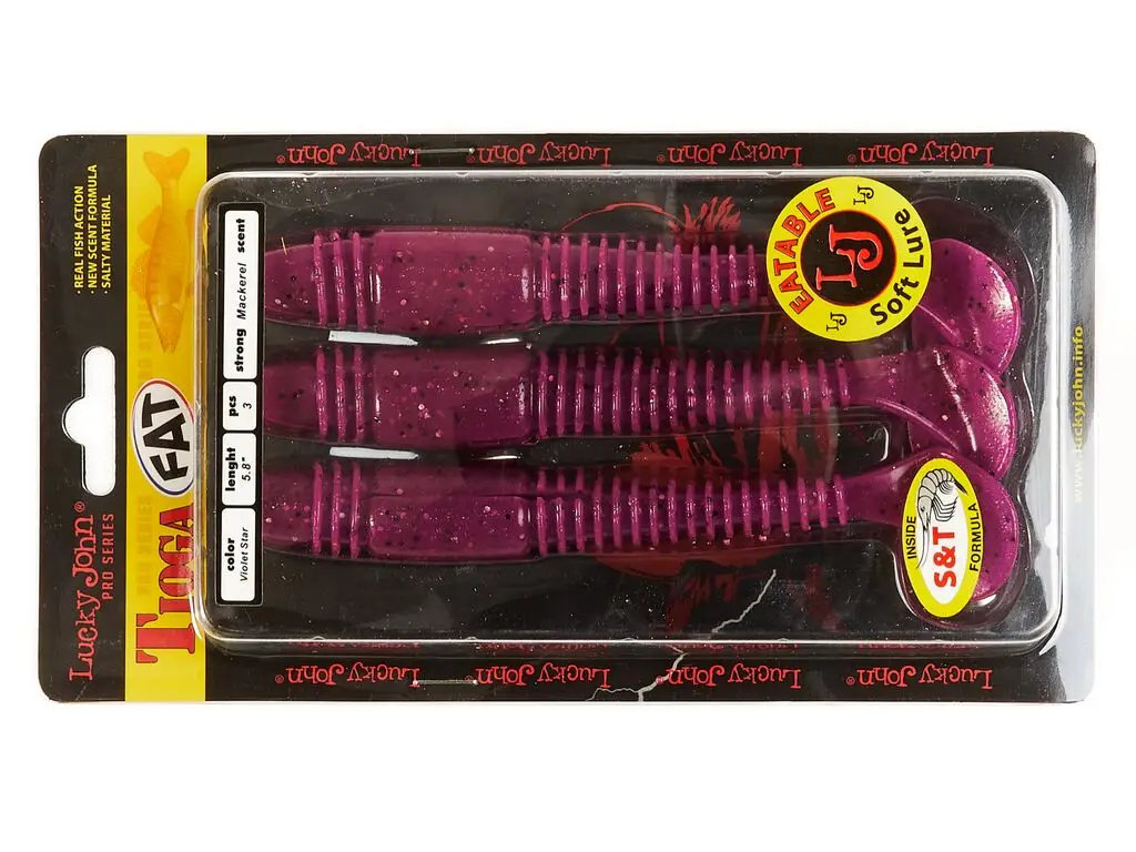 Виброхвосты съедобные LJ Pro Series TIOGA FAT 5.8in (14.70)/S26 3шт. |