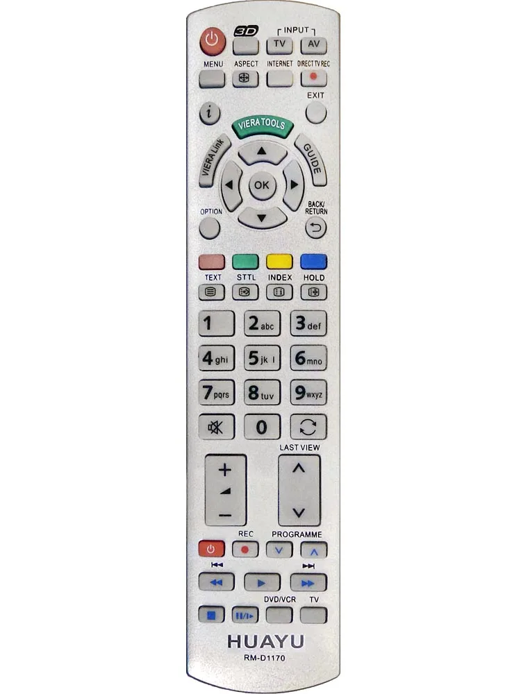 Пульт универсальный RM-D1170 для телевизора PANASONIC TX-L37DT30E TX-LR32DT30 TX-P46GT30E TX-PR42ST30 и других