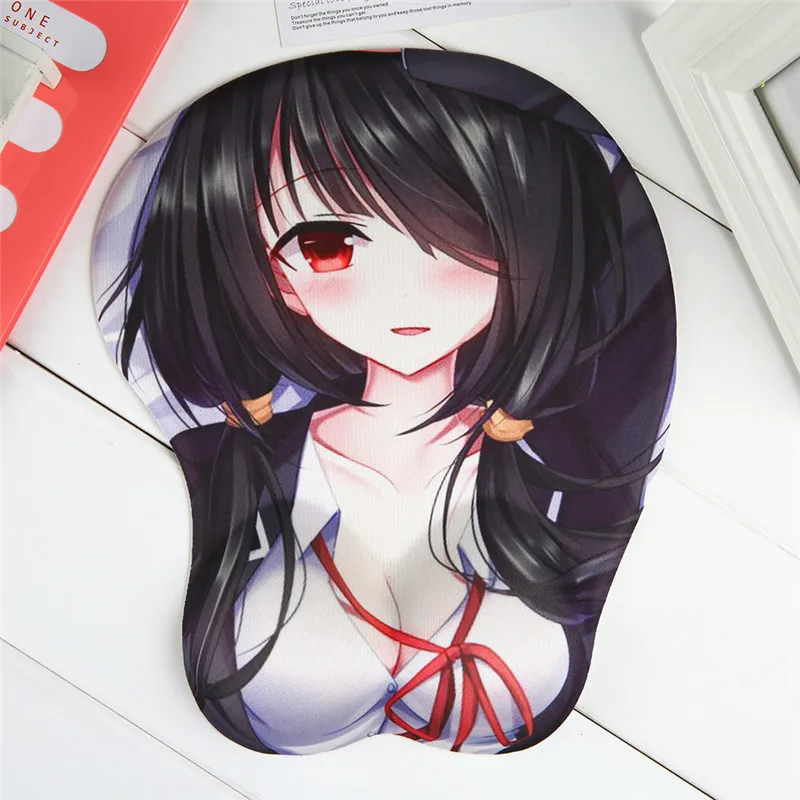 

3D Wrist Rest Mouse Pad Cartoon Gaming Cute Sexy Mousepad Silicone Japan Anime Office Computer Table Desk Notebook Laptop Mat