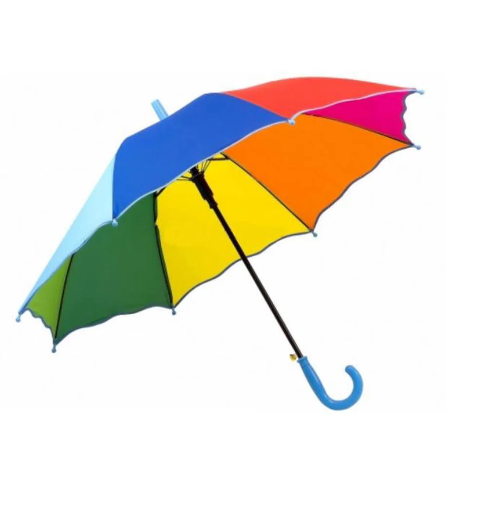 Детский зонтик - трость Радуга 68 см | Дом и сад