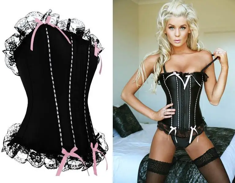 Сексуальное кружевное платье размера плюс бюст корсет Для женщин Ультра Тонкий