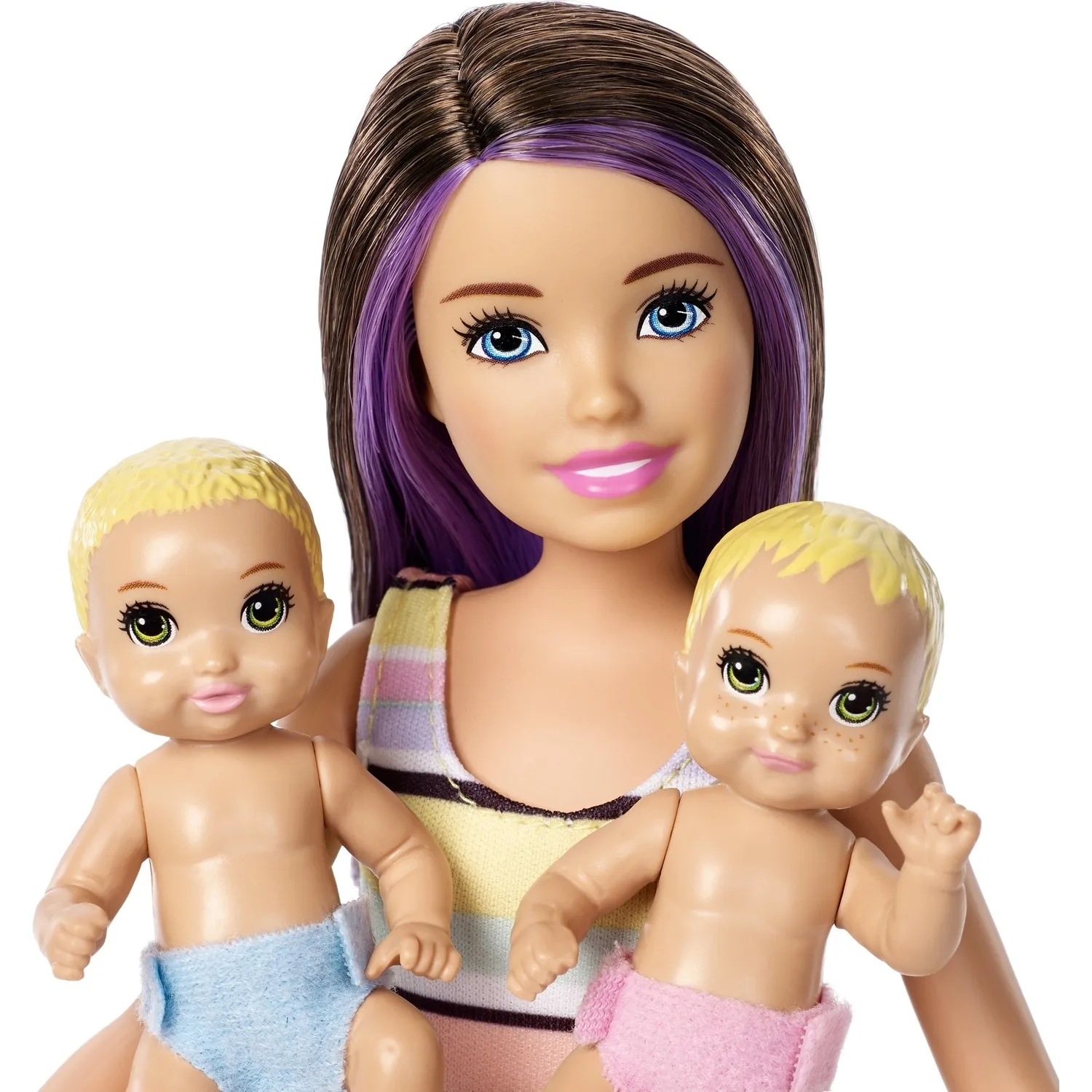 Оригинальный детский игровой набор Барби с шкипером Babysitters inc 2 куклы детская