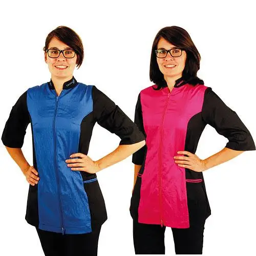 Халат для парикмахерского салона Caprezo Robe CAPREZO фуксия XXL контур 126 см. | Женская