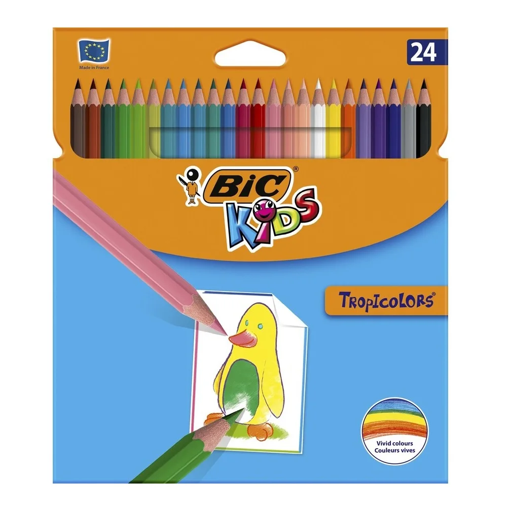 S Vivid Colors Pack Of 18 And 24 Wooden Pens For Enjoyable C