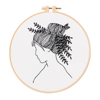 embroidery kits for beginner girl embroidery embroidery hoop embroidery thread embroidery materials and tool diy craft a