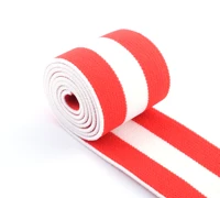soft elastic webbing 1 12 strap elastic band colorful stripe webbing stretch belt stretchy clothing accessories by the yard