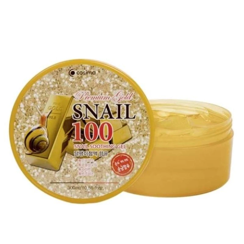 Успокаивающий увлажняющий гель премиум класса Gold Snail 100% корейская косметика для