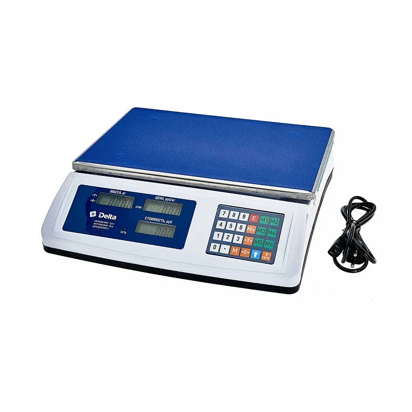 Весы электронные торговые настольные Delta до 50 кг | Инструменты