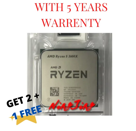 Процессор AMD Ryzen 5 3600X R5 3 8 ГГц шестиядерный двенадцатипоточный процессор 7 нм 95 Вт L3