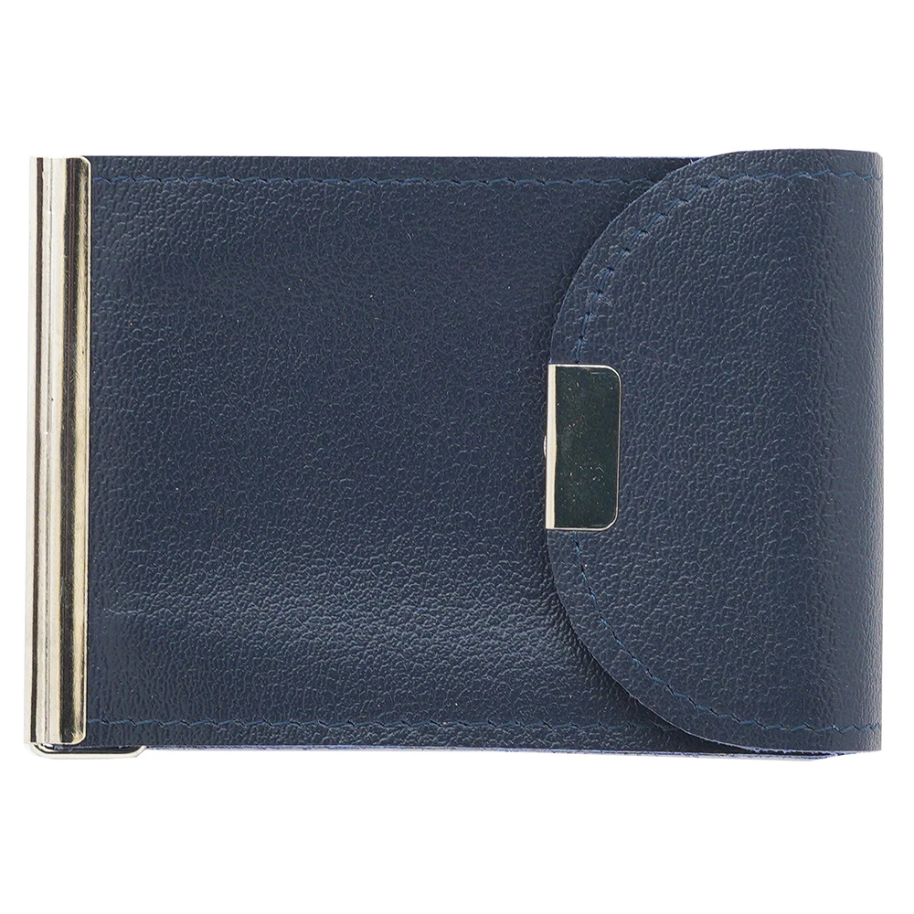 Зажим для купюр SLOTH Z-121 кошелек натуральная кожа синий черный коричневый