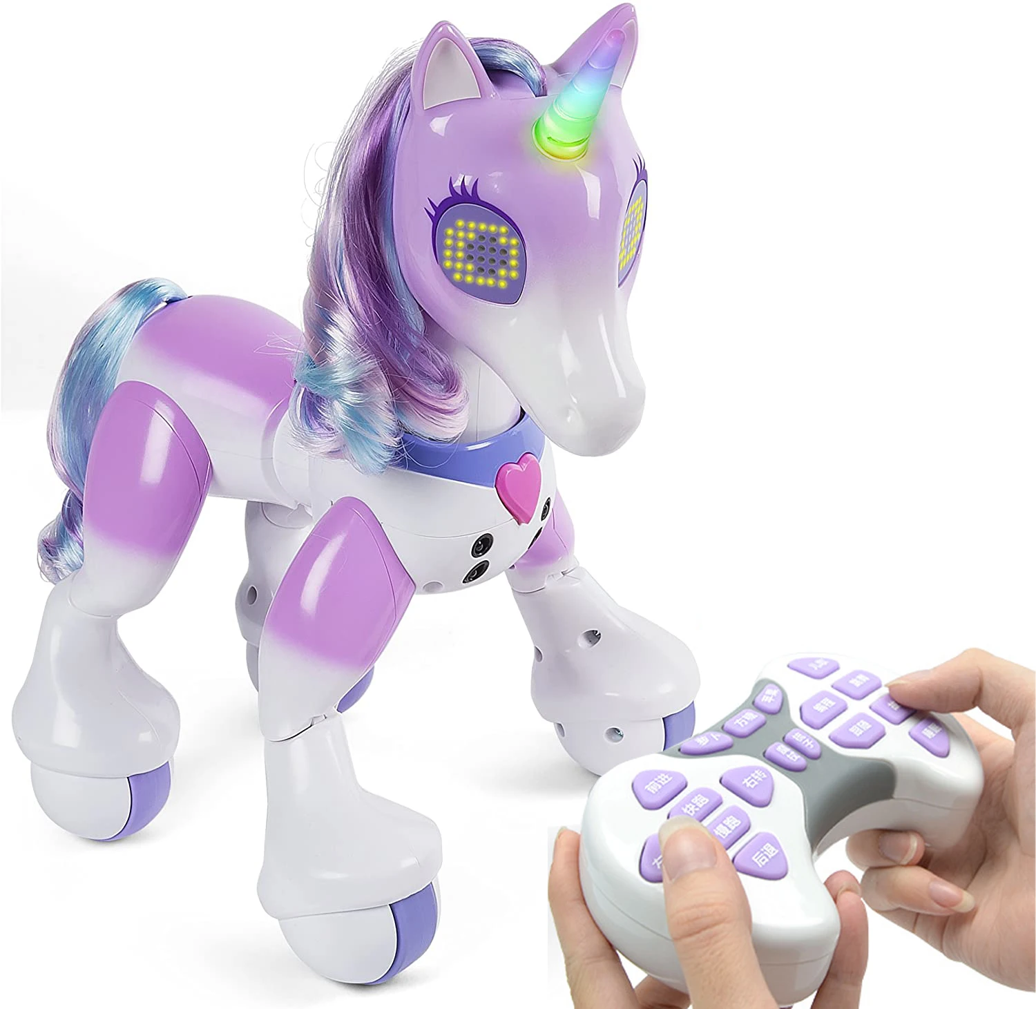 Zoomer Enchanted Unicorn Interactive Toy Electronic Pet Show Pony Toys for Girls Smart Robot Unicorn Talking Toy Horse Dancing