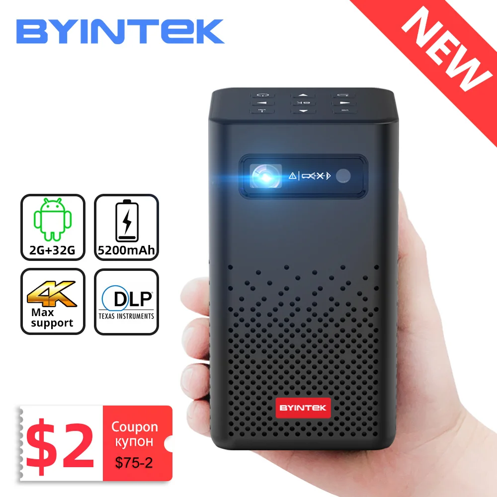 Портативный Мини Проектор Byintek P20 Купить