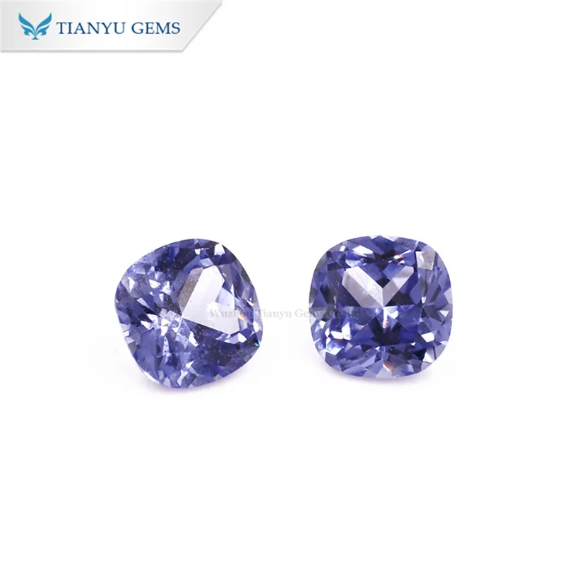 

Tianyu искусственное сапфировое сердце и стрелка для лаборатории, свободный синий камень для лаборатории