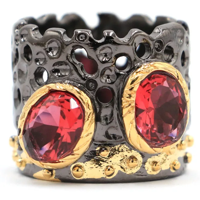 6 5 # Великолепный античный 15 7 г Винтажный Розовый Малиновый родолит гранат