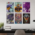 Настенная Картина на холсте в стиле японского аниме, Постер и печать, Декор для дома, для детской комнаты, гостиной