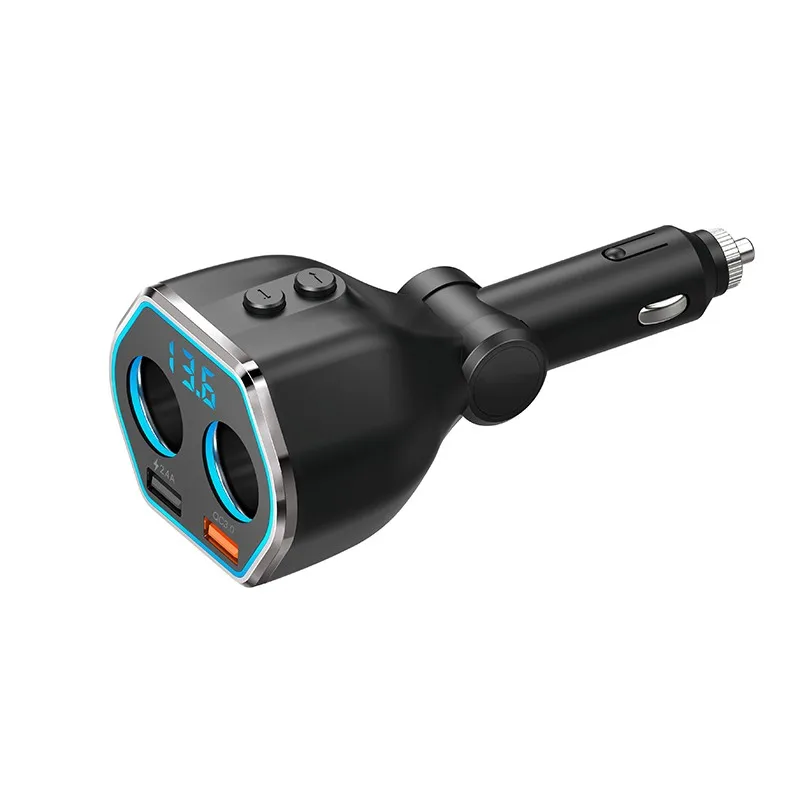 Двойной USB зарядный двухточечный дымовой отверстие с независимым переключателем