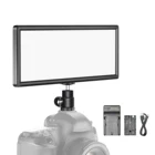 Светодиодный видеосветильник Neewer, сверхтонкий двухцветный светодиодный светильник с регулируемой яркостью и ЖК-дисплеем