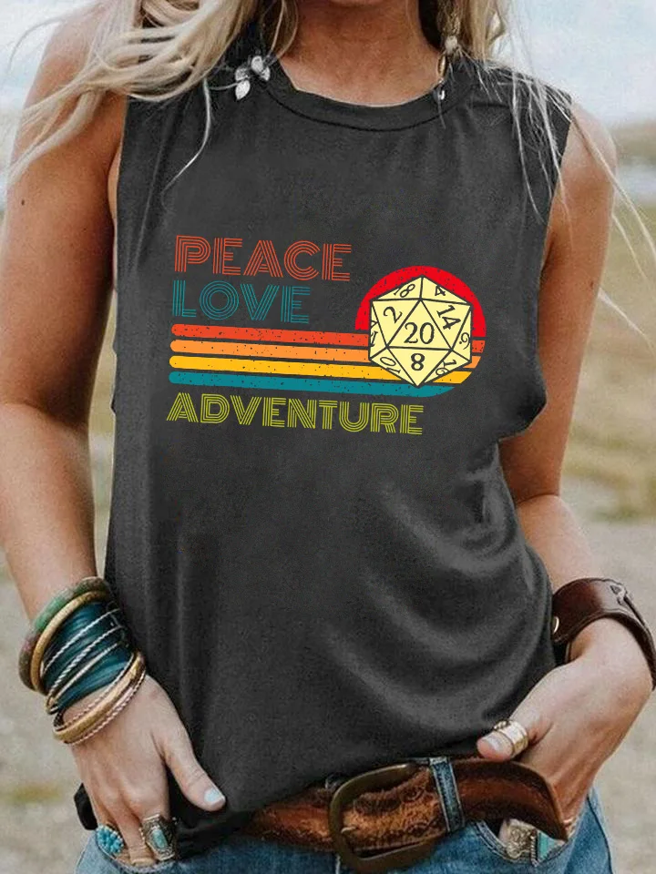 Женский винтажный Топ без рукавов в стиле ретро | Женская одежда