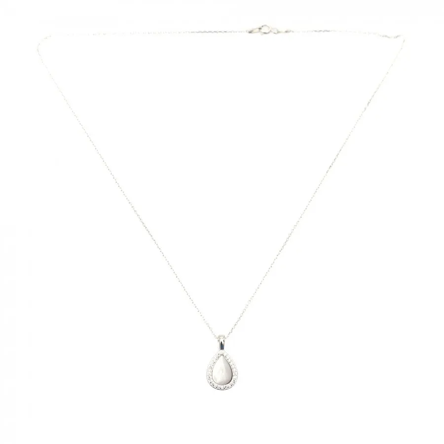 

Dainty Minimal Pearl 40 CM Necklace 925 Sterling Silver